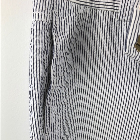 J.Crew Factory White Seersucker Pants 4 - Picture 7 of 7